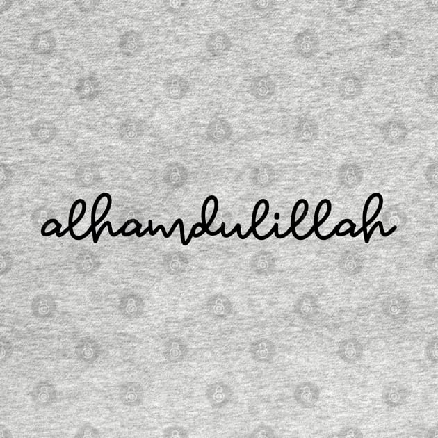 alhamdulillah - black by habibitravels